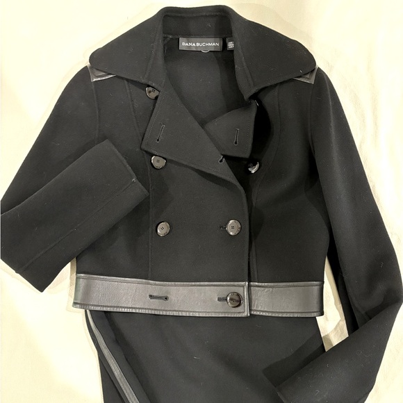 Wool Coats Linda Allard Ellen Tracy Jacket Wool Skirt Cropped